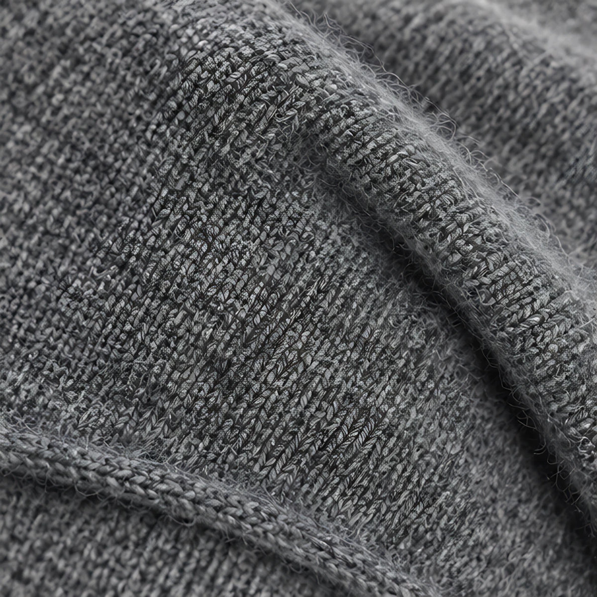 Elaraine Soft Cashmere Wool Beanie - Grey - Accessories > Hats > Beanies - Eric Muller - Image 3