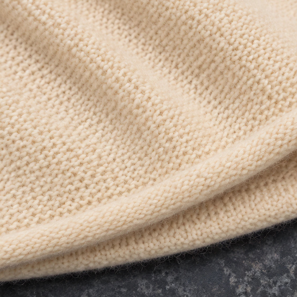 Elaraine Soft Cashmere Wool Beanie - Beige - Accessories > Hats > Beanies - Eric Muller - Image 3