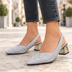 Eliza Rhinestone Block-Heel Slingback Pumps - Silver - wapfoot - Eric Muller - Image 3