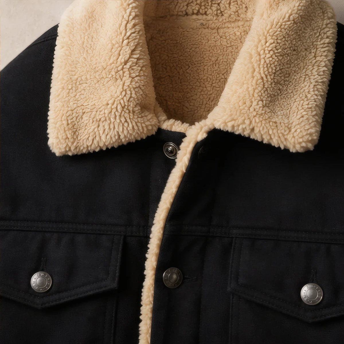 Ellsworth Men's Sherpa Collar Utility Jacket - Black - Jackets - Eric Muller - Image 4