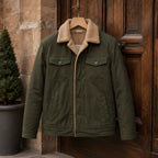 Ellsworth Men's Sherpa Collar Utility Jacket - Green - mapout - Eric Muller - Image 3