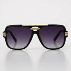 Elston Double-Bridge Square Sunglasses - Gradient Gray - BUNDLE_QTY_5 - Eric Muller - Image 2