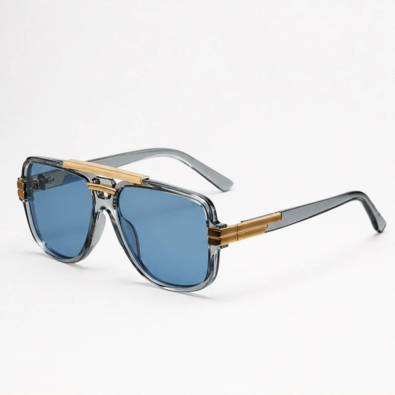 Elston Double-Bridge Square Sunglasses - All Colors | Buy 3 Get 2 For Free - Accessories > Sunglasses > Square Sunglasses - Eric Muller - Image 1