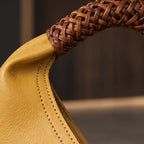 Esmara Slouchy Leather Hobo Bag - Yellow - bags & accessories - Eric Muller - Image 3