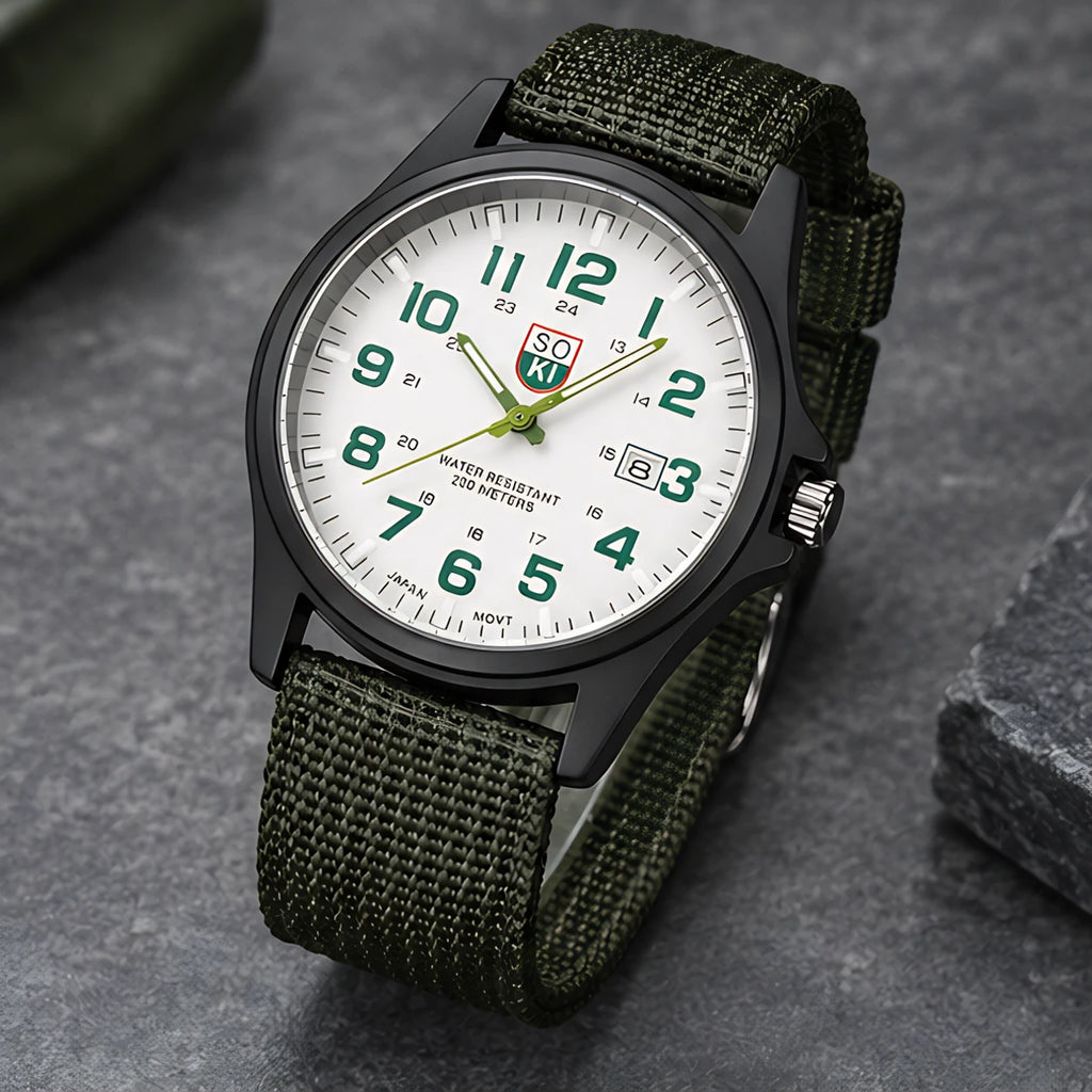 Evermont Men's Quartz Sport Watch - Green - apparel - Eric Muller - Image 2