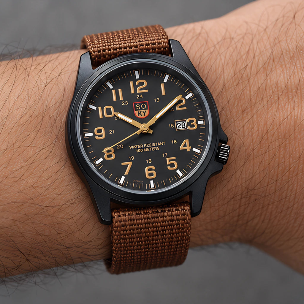 Evermont Men's Quartz Sport Watch - Brown - Men's Accessories > Watches > Sport Watches - Eric Muller - Image 1