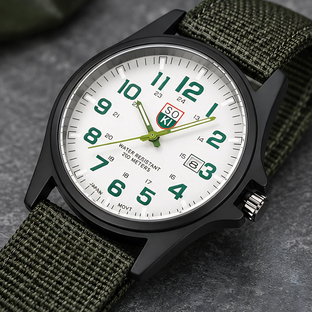 Evermont Men's Quartz Sport Watch - Green - Men's Accessories > Watches > Sport Watches - Eric Muller - Image 3