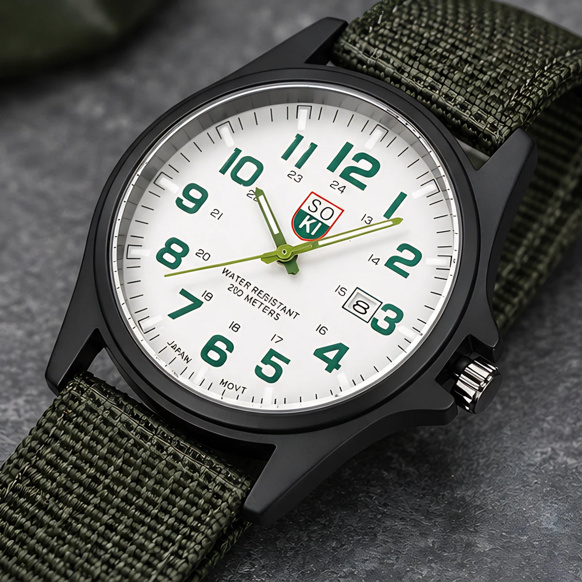 Evermont Men's Quartz Sport Watch - Green - Men's Accessories > Watches > Sport Watches - Eric Muller - Image 3