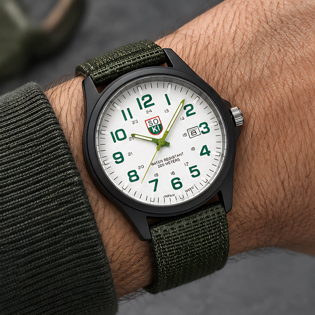Evermont Men's Quartz Sport Watch - Green - Men's Accessories > Watches > Sport Watches - Eric Muller - Image 1