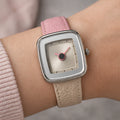 Fioralie Women's Two-Tone Quartz Watch - Pink-White - Accessories > Watches > Square Face Watches - Eric Muller - Image 1
