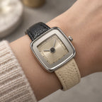 Fioralie Women's Two-Tone Quartz Watch - Black-White - Accessories > Watches > Square Face Watches - Eric Muller - Image 1