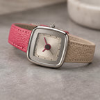 Fioralie Women's Two-Tone Quartz Watch - Red-White - Accessories > Watches > Square Face Watches - Eric Muller - Image 2
