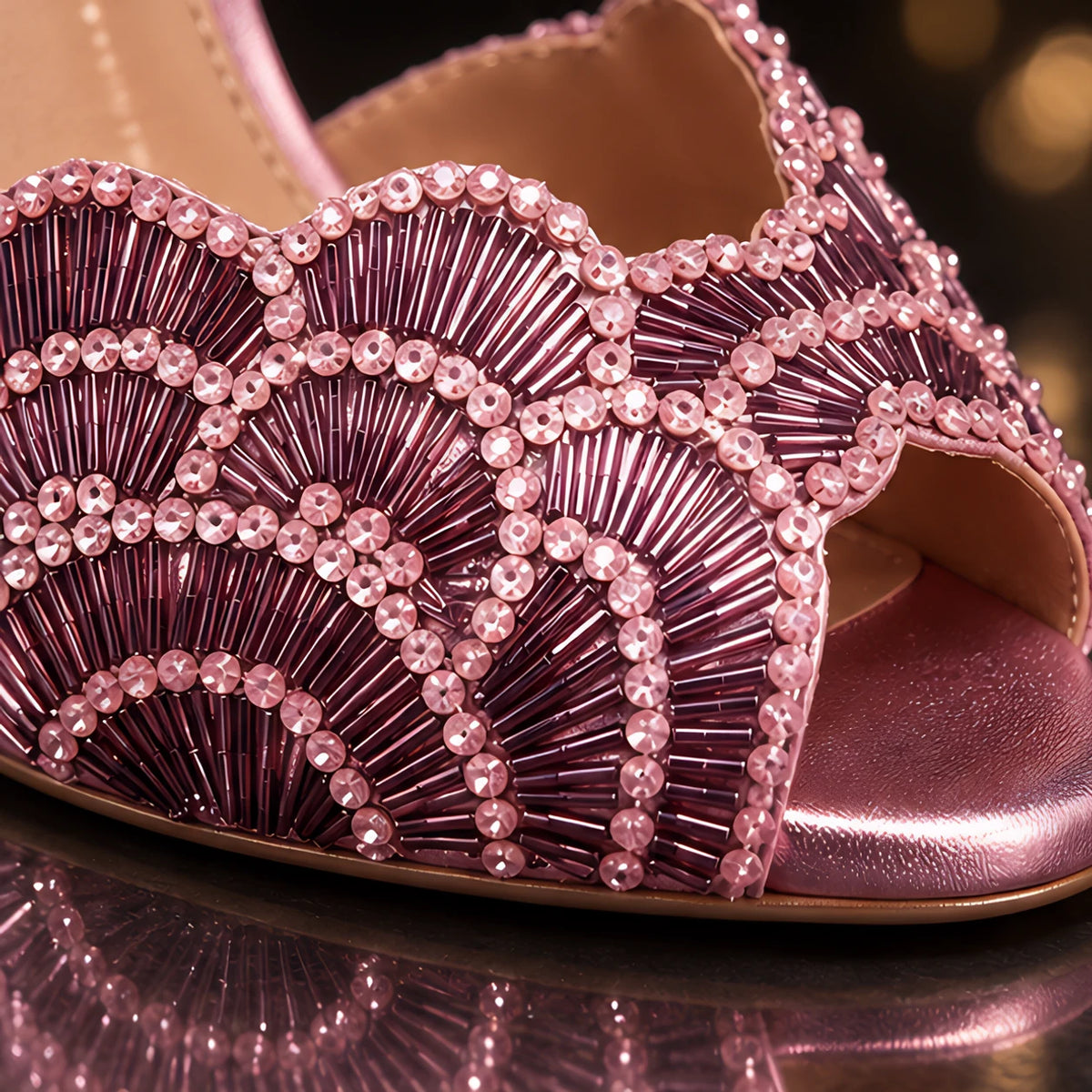 Fiorella Women's Sculpted Stiletto Sandals - Rose Red - Women's Footwear > Heels > Slingback Stiletto Sandals - Eric Muller - Image 3
