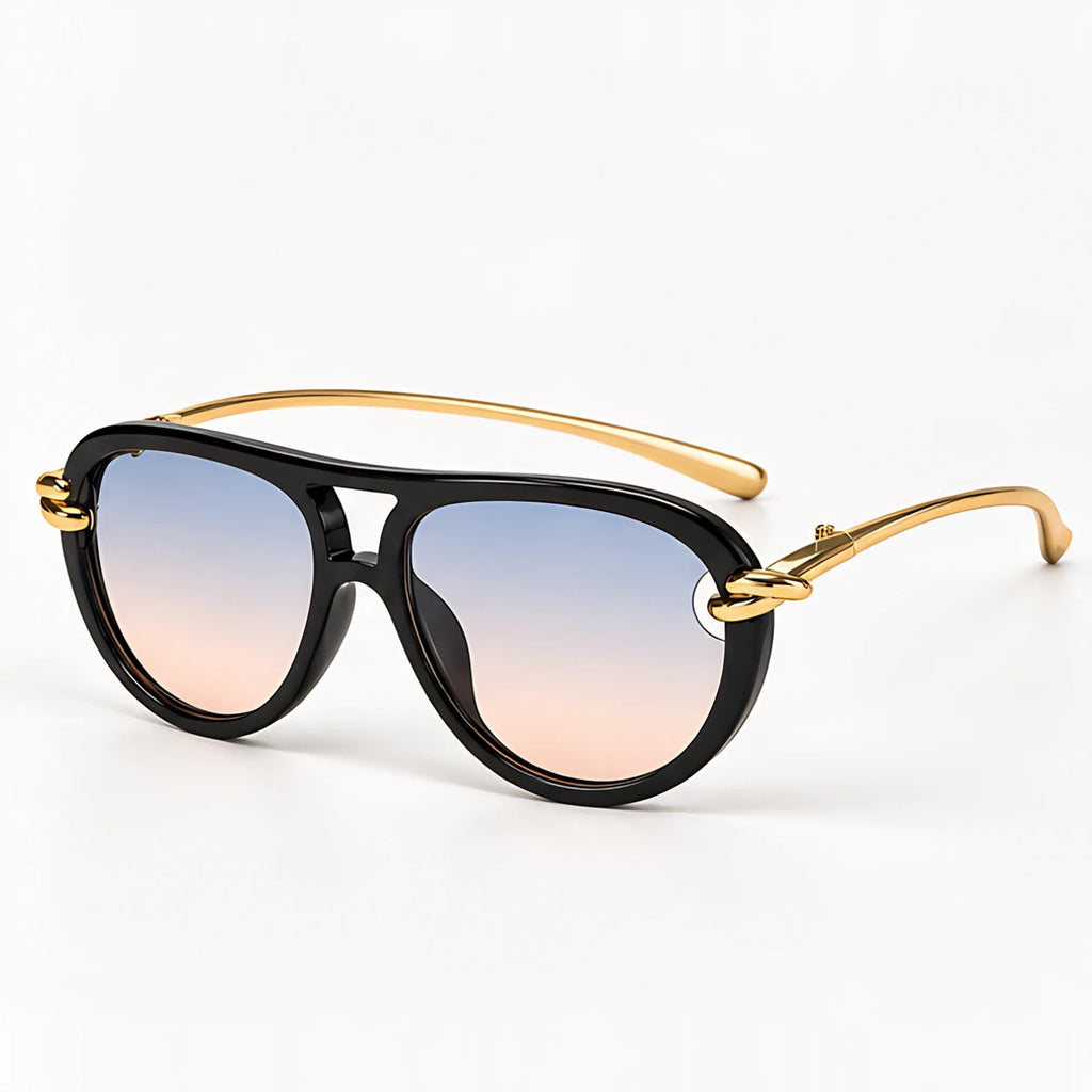 Fiorenza Women's Rounded Sunglasses - Purple - Accessories > Eyewear > Rounded Sunglasses - Eric Muller - Image 1