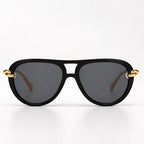 Fiorenza Women's Rounded Sunglasses - Black - Accessories > Eyewear > Rounded Sunglasses - Eric Muller - Image 2