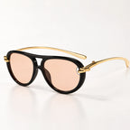 Fiorenza Women's Rounded Sunglasses - Pink - Accessories > Eyewear > Rounded Sunglasses - Eric Muller - Image 1