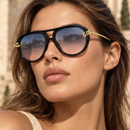 Fiorenza Women's Rounded Sunglasses - Purple - female - Eric Muller - Image 3