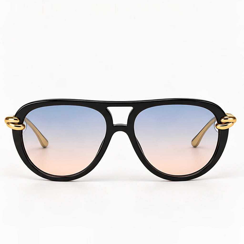 Fiorenza Women's Rounded Sunglasses - Purple - Accessories > Eyewear > Rounded Sunglasses - Eric Muller - Image 2