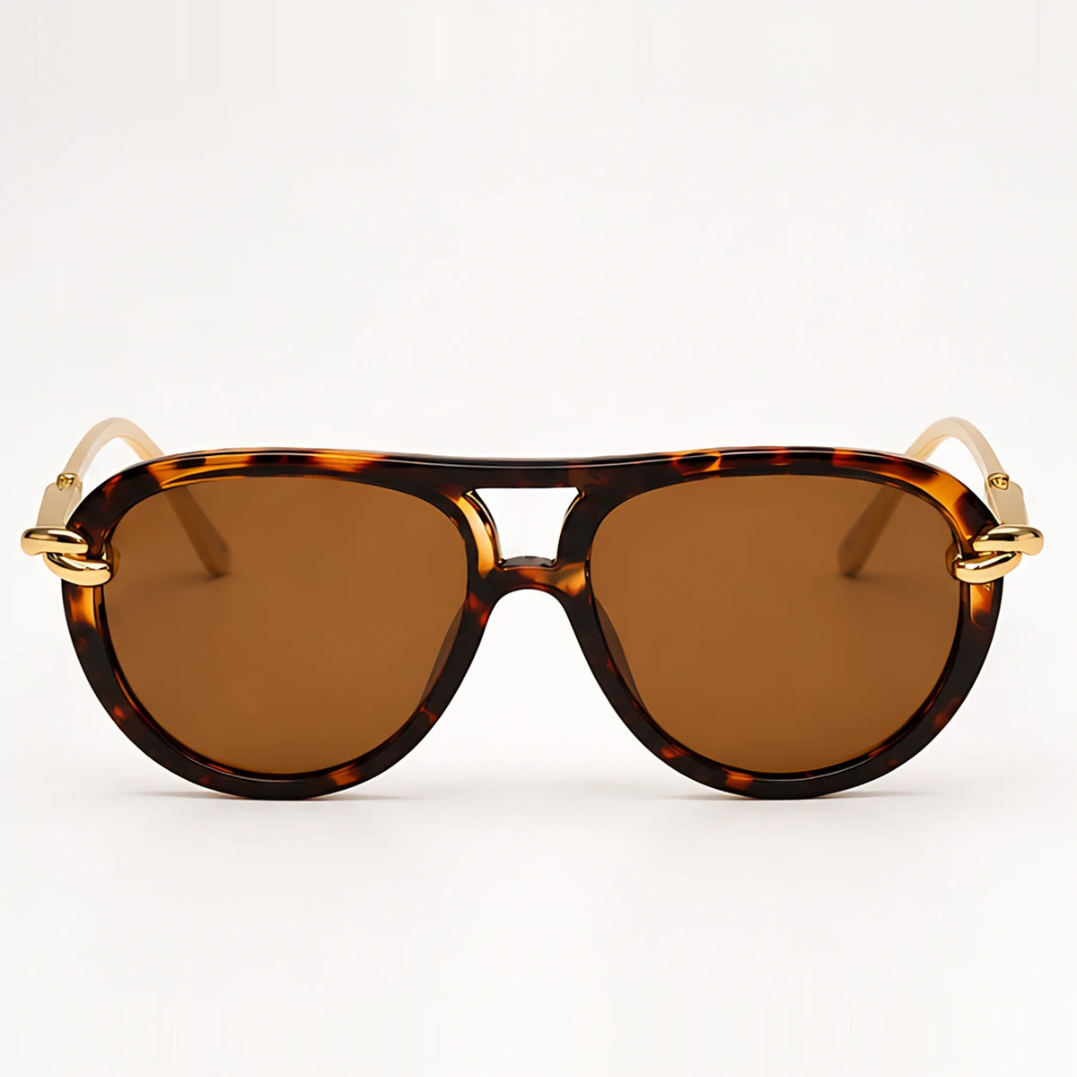 Fiorenza Women's Rounded Sunglasses - Leopard - Accessories > Eyewear > Rounded Sunglasses - Eric Muller - Image 2
