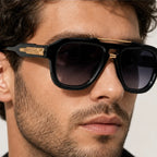 Geneva Navigator Shades - Noir - aviator sunglasses - Eric Muller - Image 3
