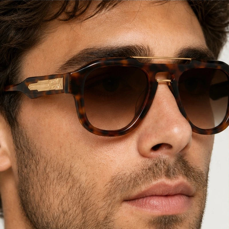 Geneva Navigator Shades - Havana - aviator sunglasses - Eric Muller - Image 3