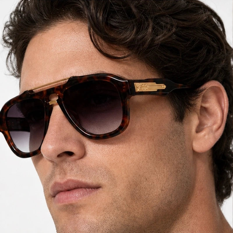 Geneva Navigator Shades - Mauve - aviator sunglasses - Eric Muller - Image 3