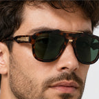 Geneva Navigator Shades - Verdant - aviator sunglasses - Eric Muller - Image 3