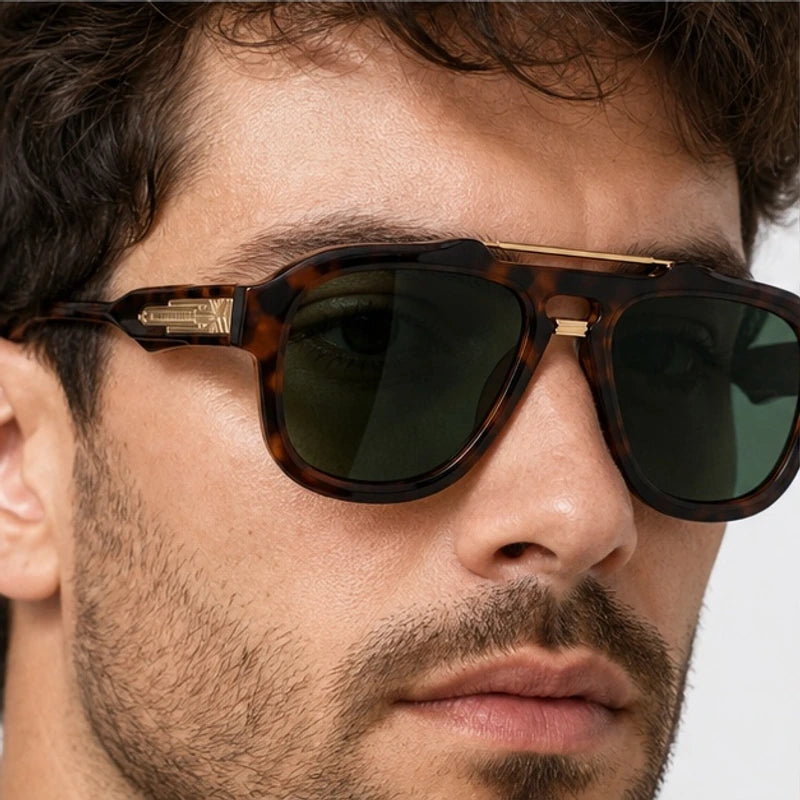 Geneva Navigator Shades - Verdant - aviator sunglasses - Eric Muller - Image 3