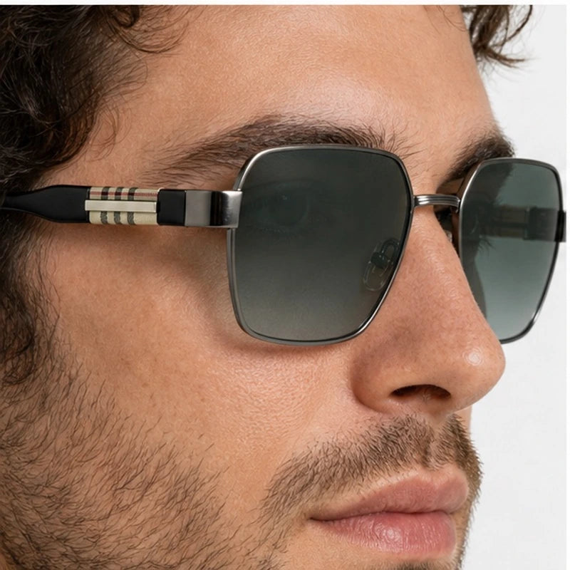 Harcourt Square Shades - Graphite - square sunglasses - Eric Muller - Image 3