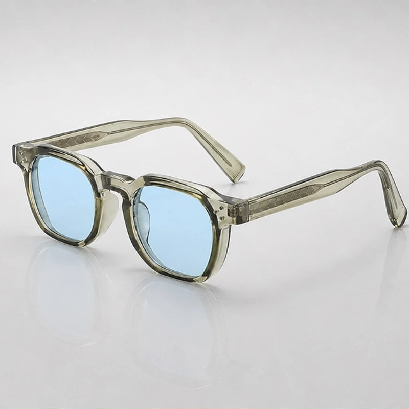 Hartley Tinted Shades - Khaki & Blue - Sunglasses - Eric Muller - Image 1