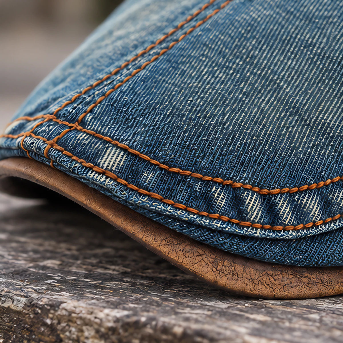 Holden Men's Low-Profile Denim Flat Cap - Blue - male - Eric Muller - Image 3