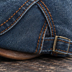 Holden Men's Low-Profile Denim Flat Cap - Dark Blue - male - Eric Muller - Image 3