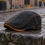 Holden Men's Low-Profile Denim Flat Cap - Black - Accessories > Hats > Flat Caps - Eric Muller - Image 2