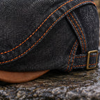 Holden Men's Low-Profile Denim Flat Cap - Black - male - Eric Muller - Image 3