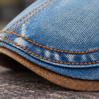 Holden Men's Low-Profile Denim Flat Cap - Light Blue - male - Eric Muller - Image 3