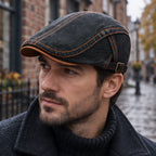 Holden Men's Low-Profile Denim Flat Cap - Black - Accessories > Hats > Flat Caps - Eric Muller - Image 1