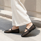 Ilsabet Mesh Mary Jane Flats - Black - mesh flats - Eric Muller - Image 4
