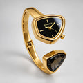 Isabetta Women's Crystal Bangle Watch - Midnight Gold - Women's Accessories > Watches > Bracelet Watches - Eric Muller - Image 1