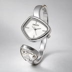 Isabetta Women's Crystal Bangle Watch - Silver - Women's Accessories > Watches > Bracelet Watches - Eric Muller - Image 1