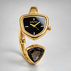 Isabetta Women's Crystal Bangle Watch - Midnight Gold - Old Money - Eric Muller - Image 2