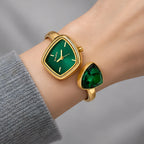 Isabetta Women's Crystal Bangle Watch - Emerald Green - Old Money - Eric Muller - Image 2