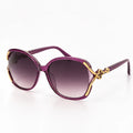 Isadora Women's Oversized Rounded-Square Sunglasses - Purple - Accessories > Sunglasses > Oversized Rounded-Square Sunglasses - Eric Muller - Image 1