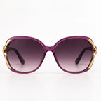 Isadora Women's Oversized Rounded-Square Sunglasses - Purple - Sunglasses - Eric Muller - Image 2