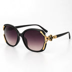 Isadora Women's Oversized Rounded-Square Sunglasses - Black - Accessories > Sunglasses > Oversized Rounded-Square Sunglasses - Eric Muller - Image 1