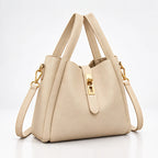 Judith Women's Turn-Lock Structured Tote - Cream - Women's Accessories > Bags > Tote Bags - Eric Muller - Image 1
