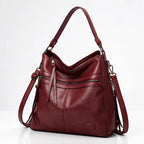 Juliana Women's Slouchy Hobo Bag - Burgundy - Women's Accessories > Bags > Hobo Bags - Eric Muller - Image 1