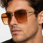 Kasma Square Shades - Havana - square sunglasses - Eric Muller - Image 3