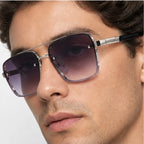Kasma Square Shades - Mauve - square sunglasses - Eric Muller - Image 3