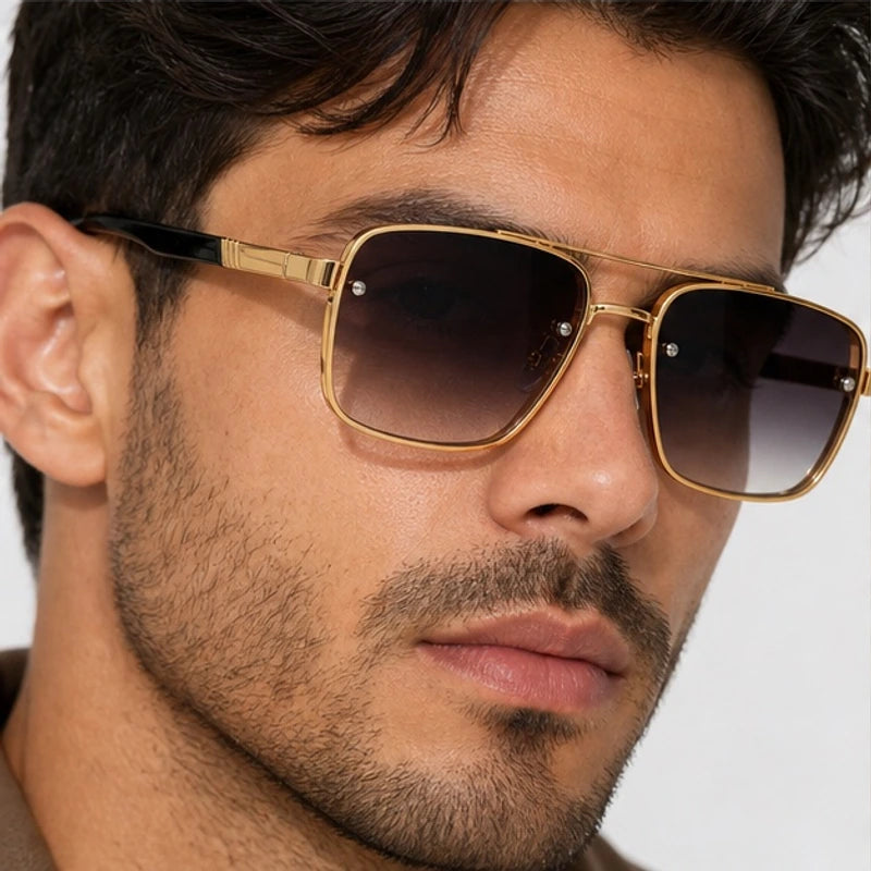 Kasma Square Shades - Smoke - square sunglasses - Eric Muller - Image 3