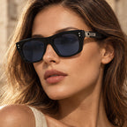 Kavian Women's Flat-Top Sunglasses - Blue Haze - tinted lenses - Eric Muller - Image 3
